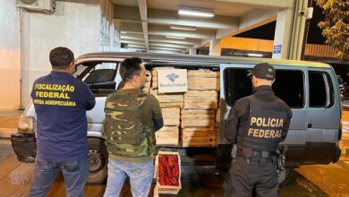 Foto de PF e órgãos aduaneiros intensificam fiscalização e prendem seis pessoas na fronteira com a Argentina