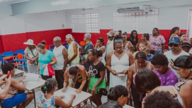 Foto de São Sebastião do Passé (BA) programa entrega de Cestas Natalinas, do projeto Natal Sem Fome, para o domingo (22) e segunda (23)