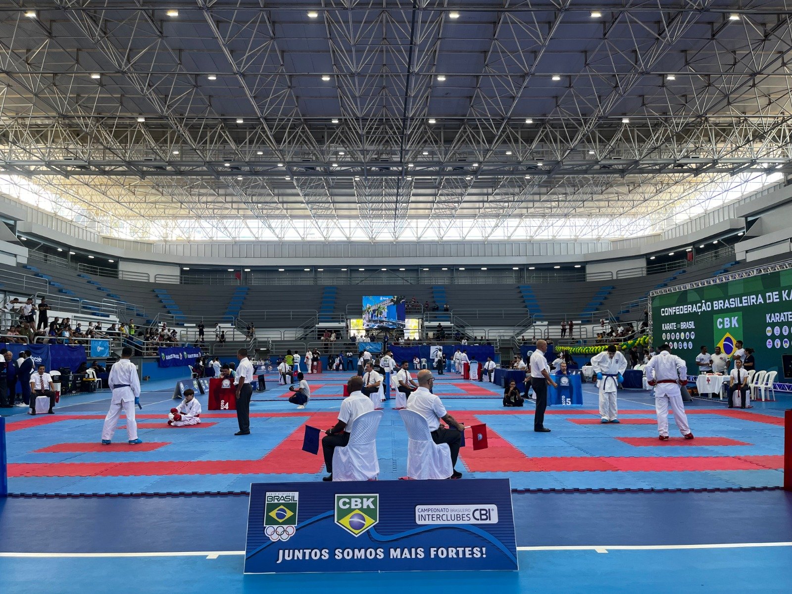 Campeonato Brasileiro de Karatê terminou no domingo com disputas acirradas
