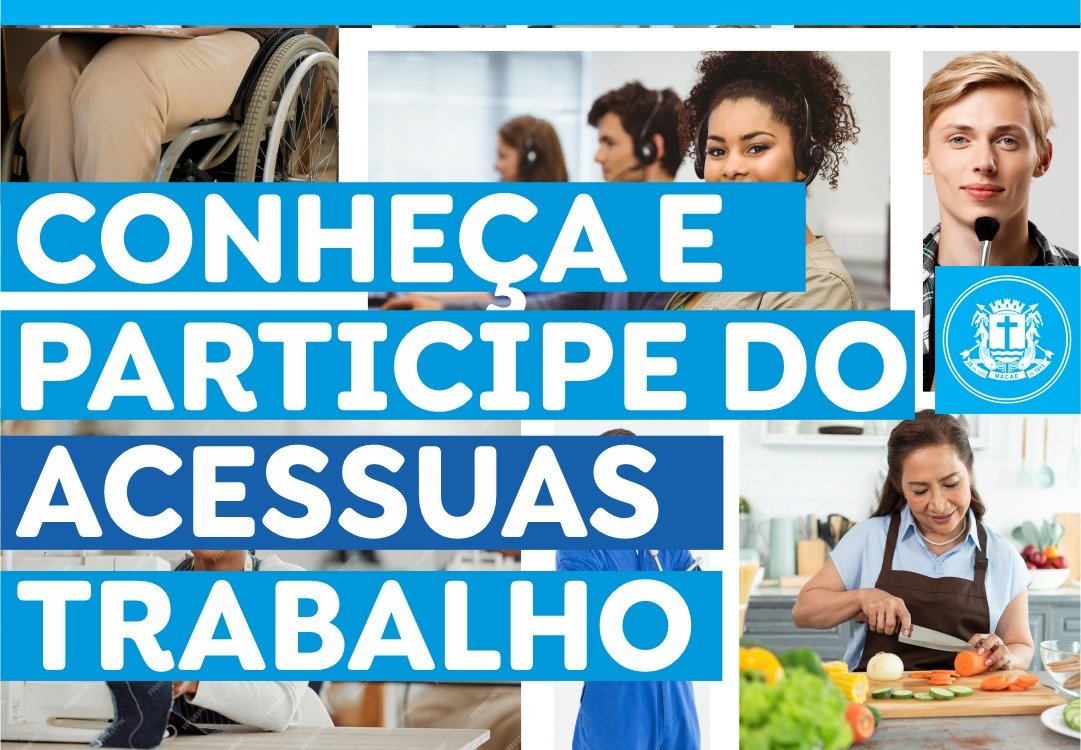 Oficinas temáticas neste semestre no Acessuas Trabalho