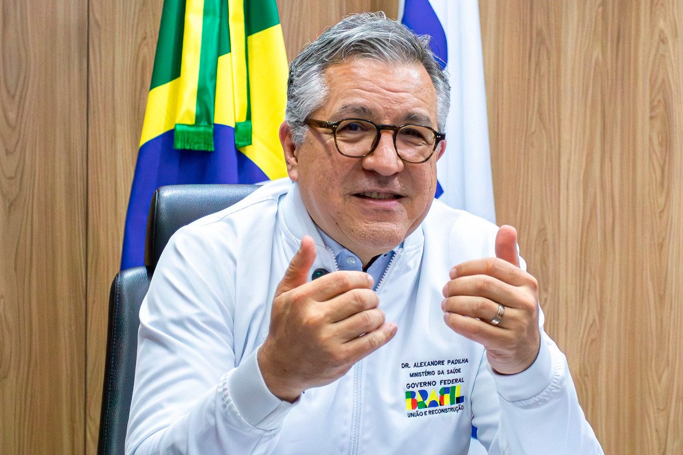 O ministro da Saúde, Alexandre Padilha. / Crédito: João Risi/MS